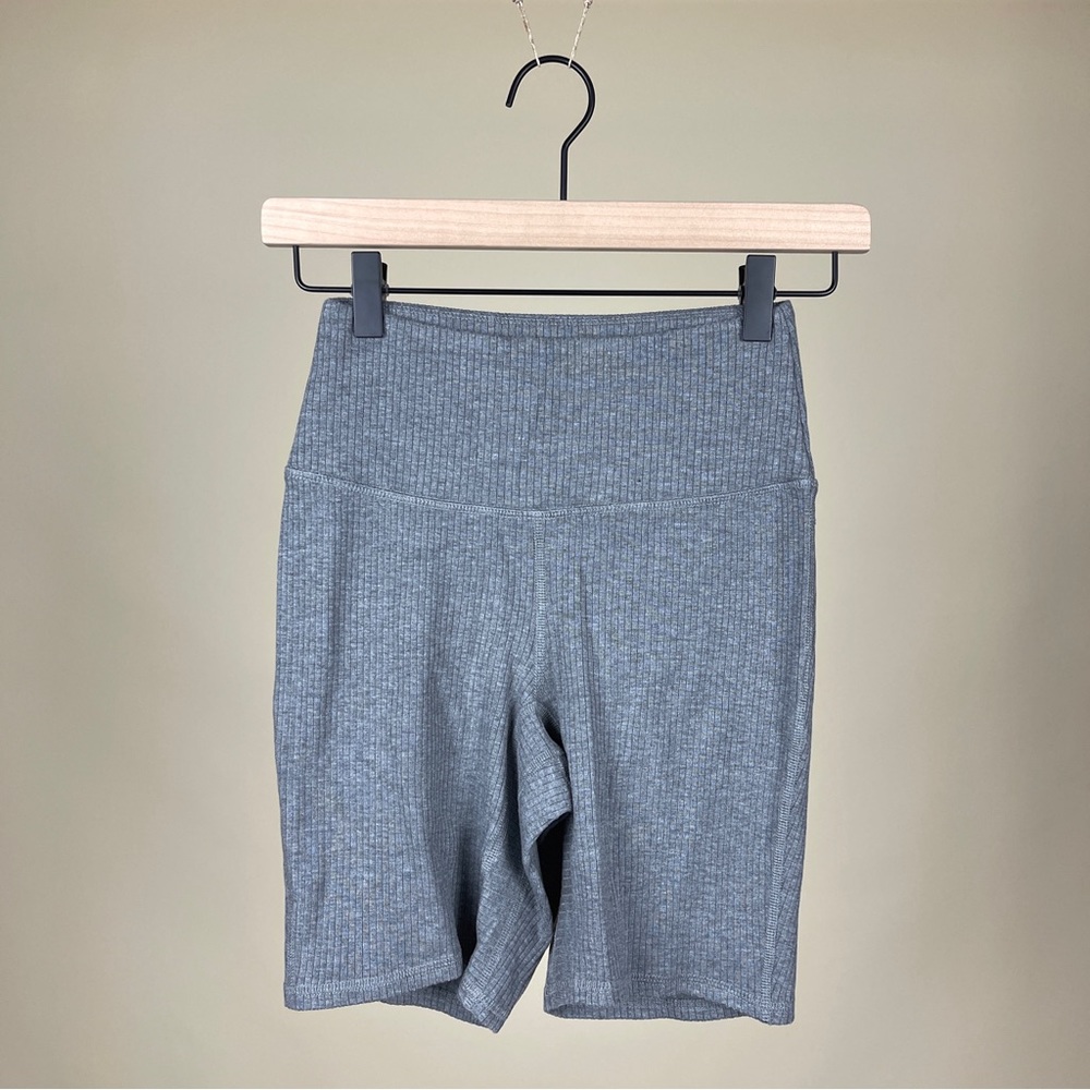 WSLY Rivington 7” Ribbed High-Waist Short - Picture 5 of 9